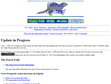 Tablet Screenshot of ferretcentral.org